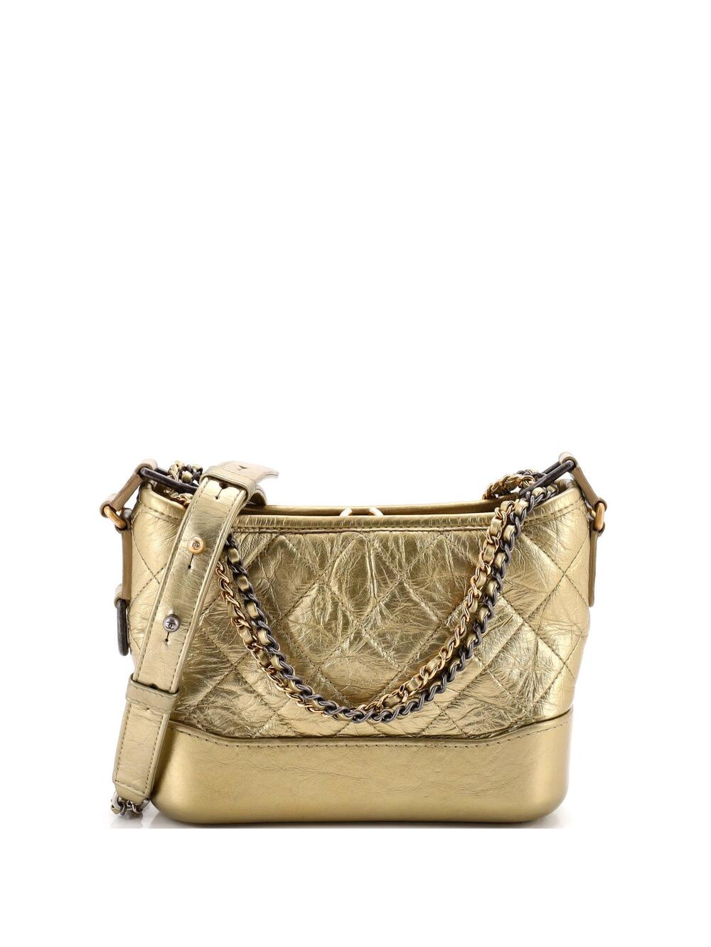 Chanel Gabrielle Hobo Quilted Metallic #331005C23B